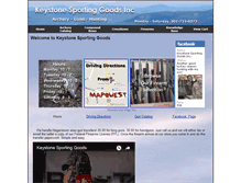 Tablet Screenshot of keystone-sports.com